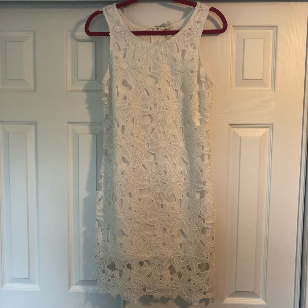 White Lace Dress - Picture 3 of 6
